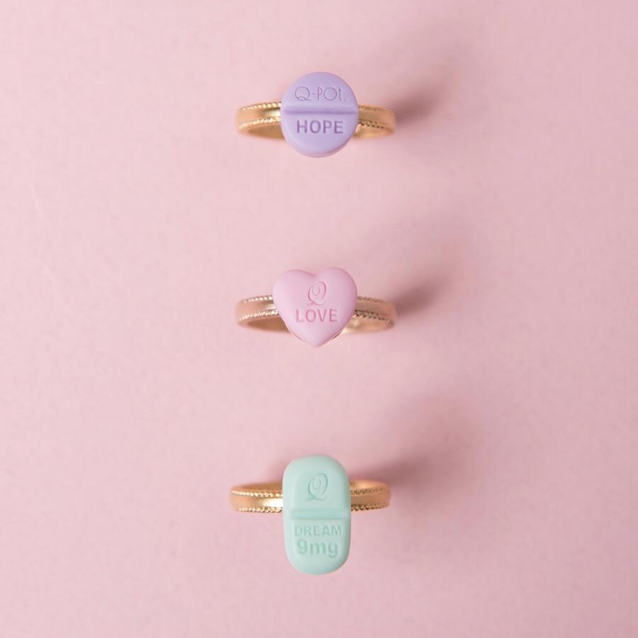 Dream Tablet Ring (Mint Green)【Japan Jewelry】