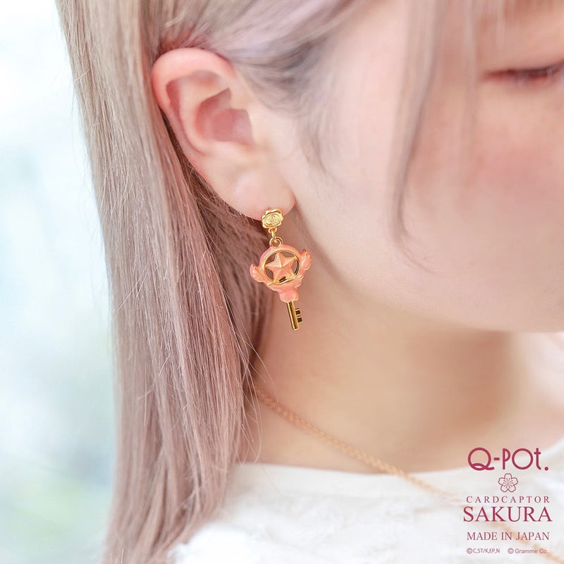 【Q-pot. × Cardcaptor Sakura Collaboration/Pre-Order】Melty Key of the Star Pierced Earring (1 Piece)【Japan Jewelry】