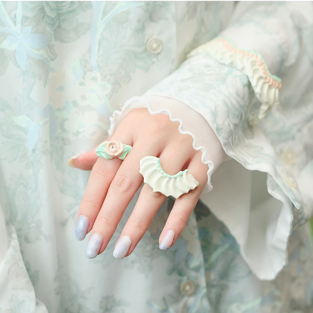 Rose Cream Ring【Japan Jewelry】