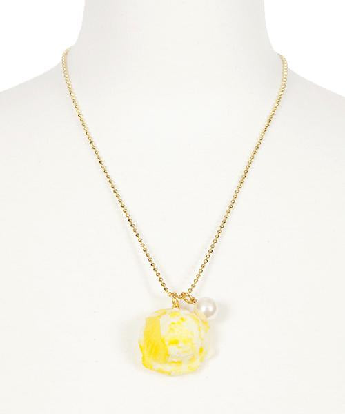 Hawaiian Pineapple Ice Cream Necklace【Japan Jewelry】