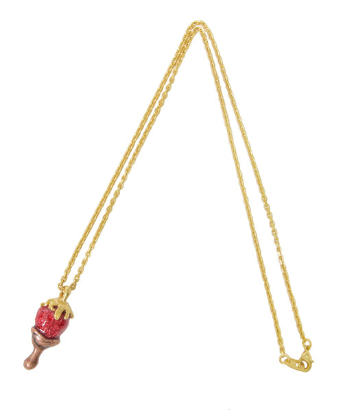 【Online Exclusive】Melty Sliced Strawberry Necklace