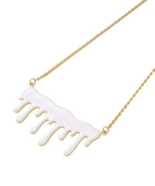 Melty Milk Necklace (White)【Japan Jewelry】