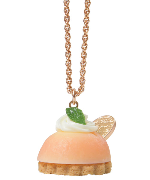 Peach Petit Cake Necklace【Japan Jewelry】