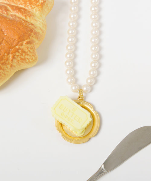 Butter on Plate Necklace【Japan Jewelry】