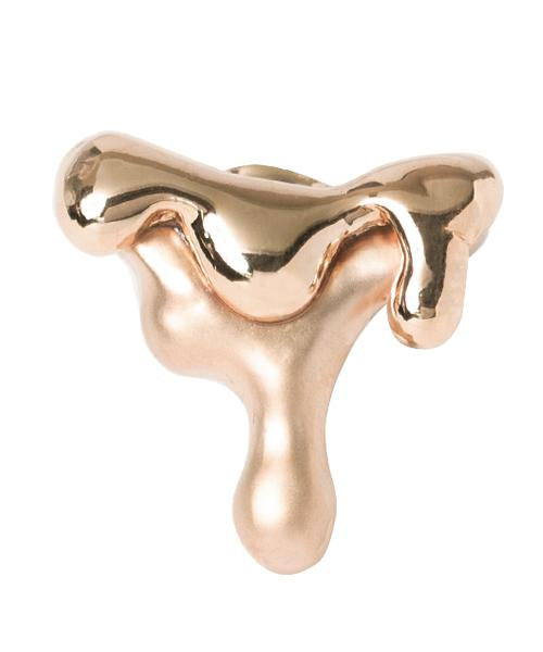 Melty Melt Pierced Earring (Pink Gold / 1 Piece)【Japan Jewelry】