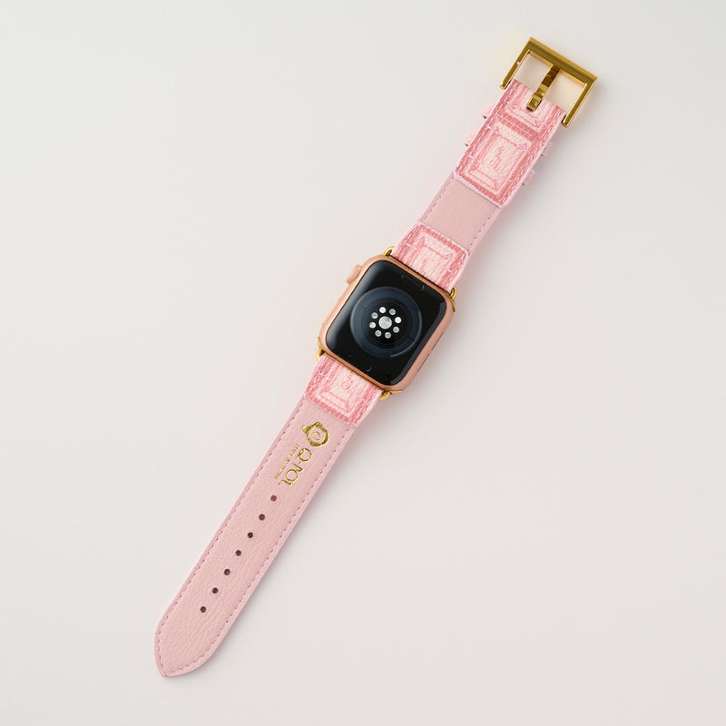 Strawberry Chocolate Leather Band for Apple Watch【Japan Jewelry】