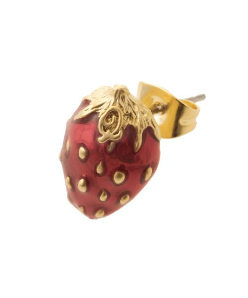 OrganiQ Strawberry Pierced Earring (1 Piece)【Japan Jewelry】