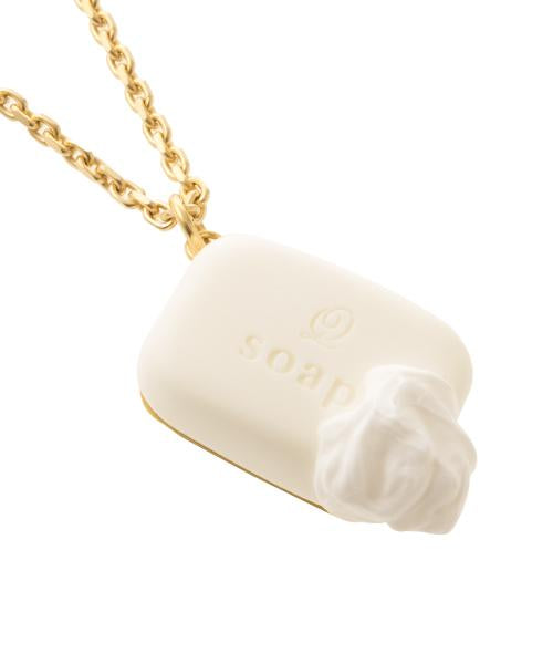 Organic Soap Necklace (White)【Japan Jewelry】