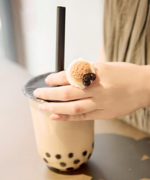 【Online Exclusive】Bubble Milk Tea Ice Cream Ring