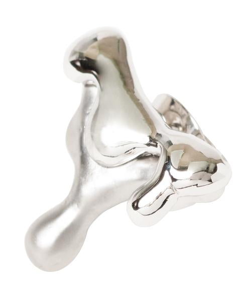 Melty Melt Pierced Earring (Silver / 1 Piece)【Japan Jewelry】