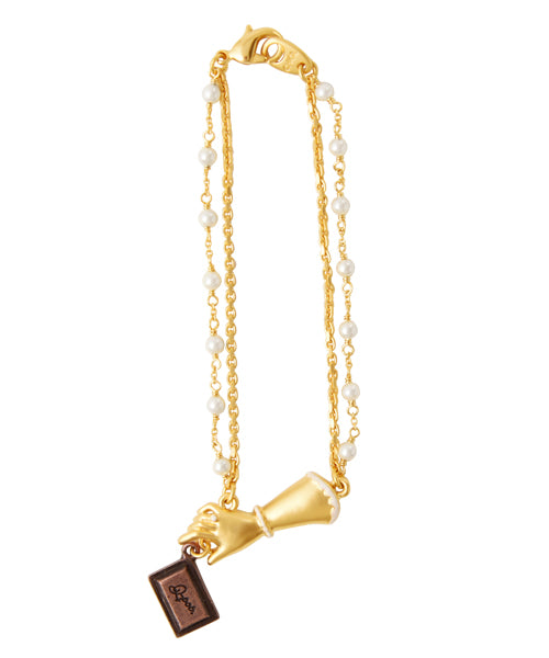 Sneak Chocolate Pearl Bracelet【Japan Jewelry】