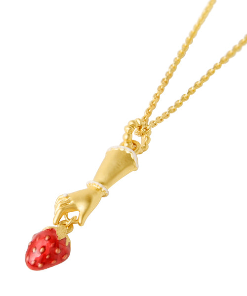 Sneak Strawberry Necklace【Japan Jewelry】