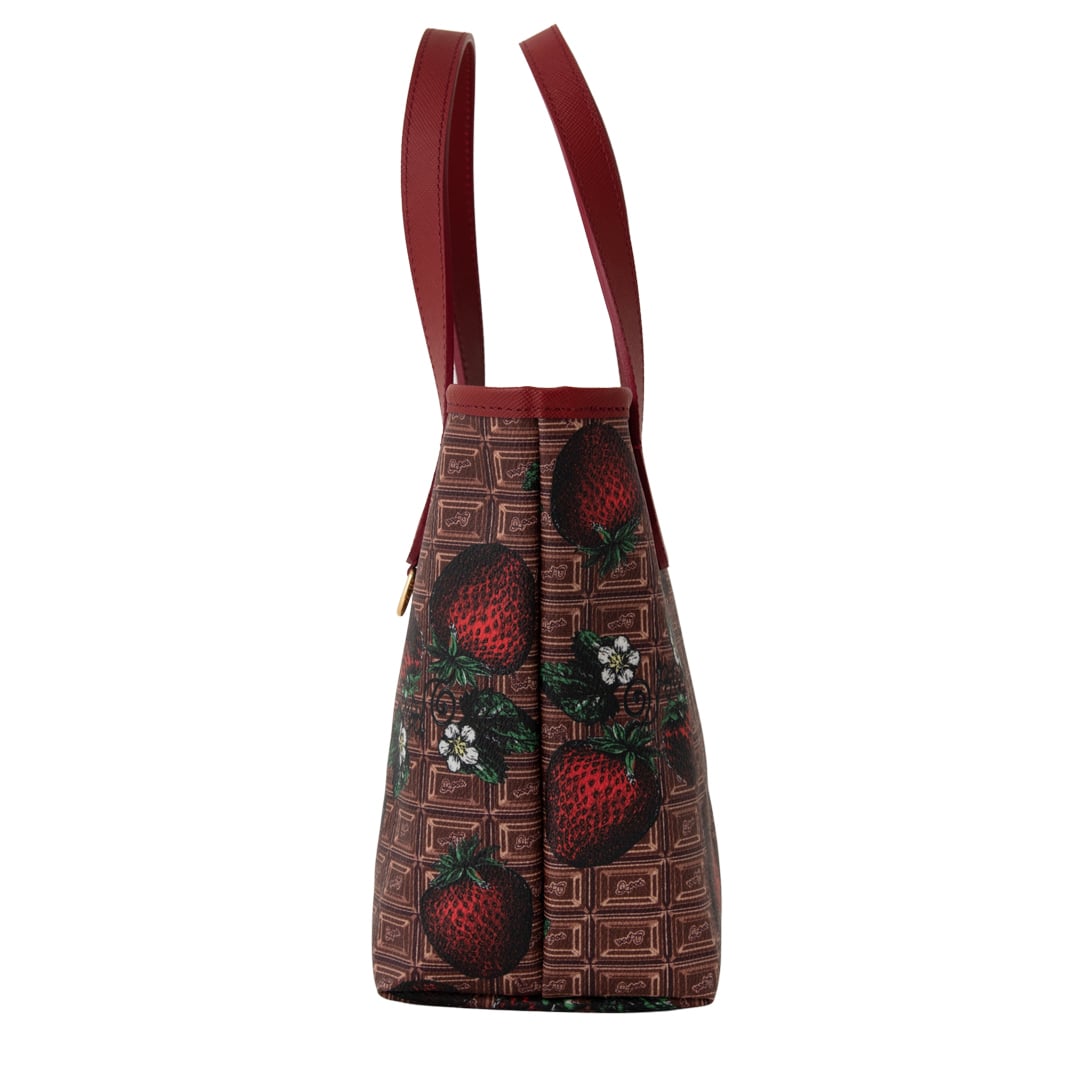Chocolate × Strawberry Mini Tote Bag【Japan Jewelry】