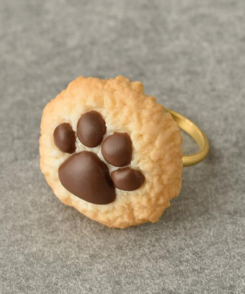 Teddy Bear's Paw Milk Cookie Ring【Japan Jewelry】