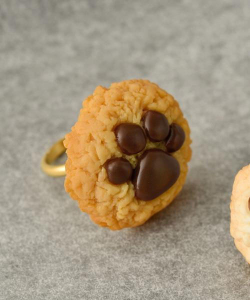 Teddy Bear's Paw Maple Cookie Ring【Japan Jewelry】