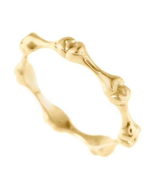 【18K-Yellow Gold / Order Jewelry】Eternal Bone Ring