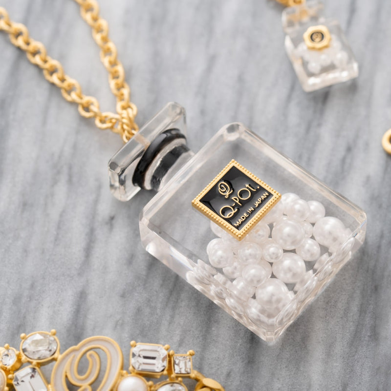 Pearl Perfume Bottle Necklace【Japan Jewelry】