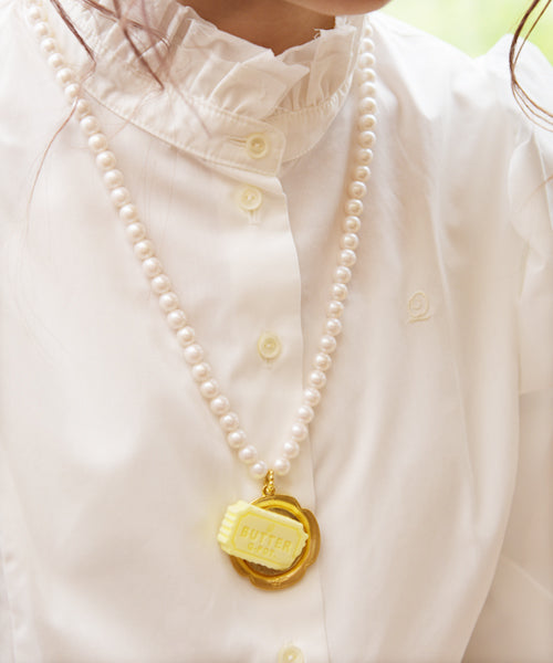 Butter on Plate Necklace【Japan Jewelry】