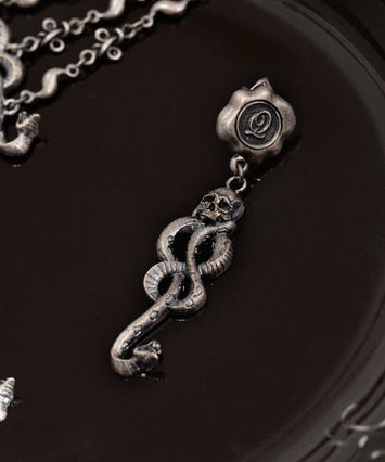 【Harry Potter × Q-pot. collaboration】Dark Mark Pierced Earring (1 Piece)【Japan Jewelry】