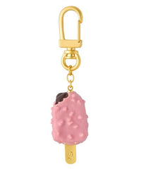 Strawberry Chocolate Ice Cream Bar Key Holder【Japan Jewelry】