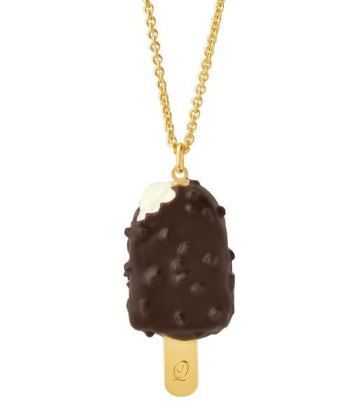 Milk Chocolate Ice Cream Bar Necklace【Japan Jewelry】