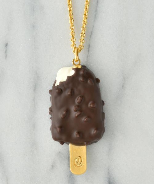 Milk Chocolate Ice Cream Bar Necklace【Japan Jewelry】