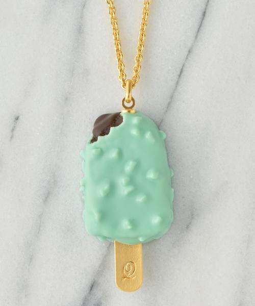 Mint Chocolate Ice Cream Bar Necklace【Japan Jewelry】