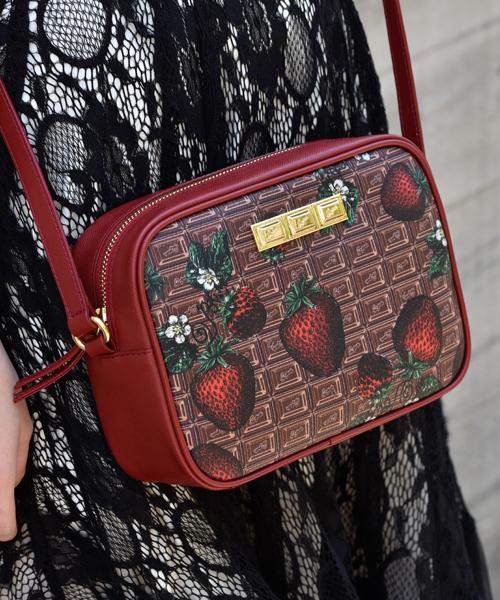 Strawberry Chocolate Mini Crossbody Bag Japan Jewelry Japan