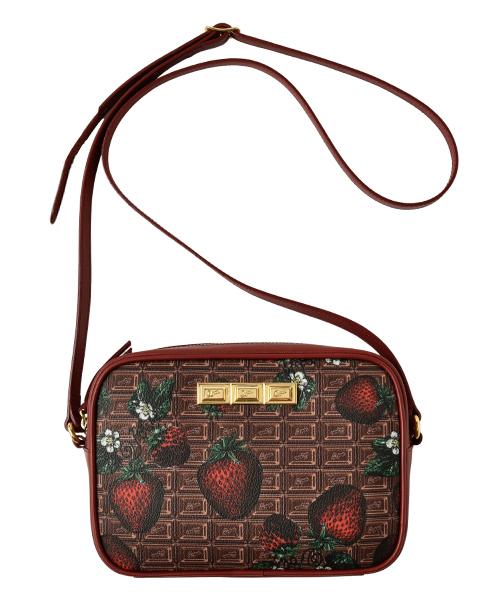 Strawberry × Chocolate Mini Crossbody Bag【Japan Jewelry】