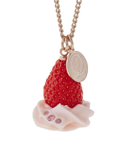 Fresh Strawberry Necklace (Pink)【Japan Jewelry】