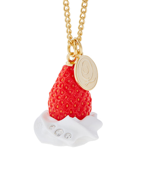 【Online Exclusive】Fresh Strawberry Necklace (White)