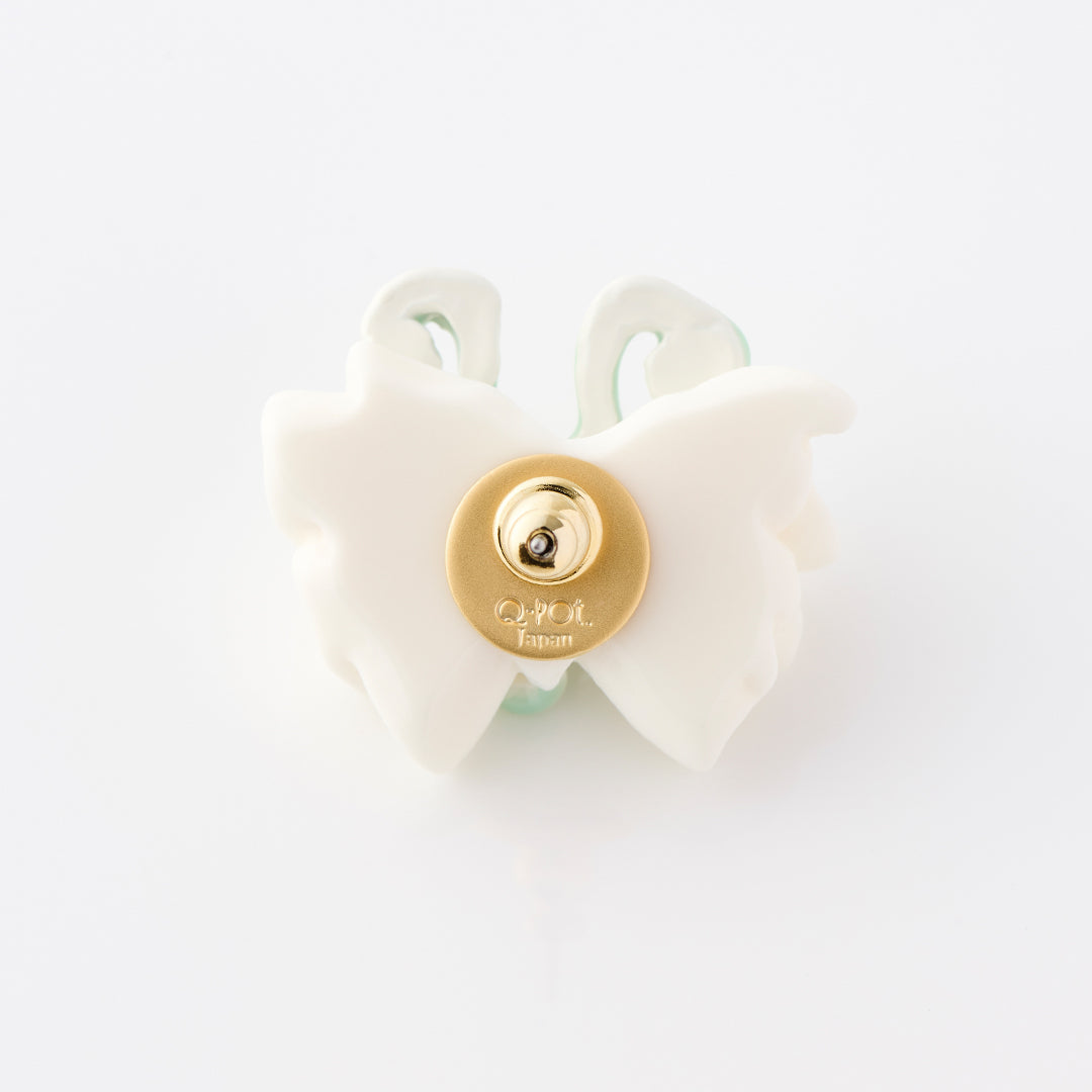 Butterfly Cream Pierced Earring (Mint / 1 Piece)【Japan Jewelry】