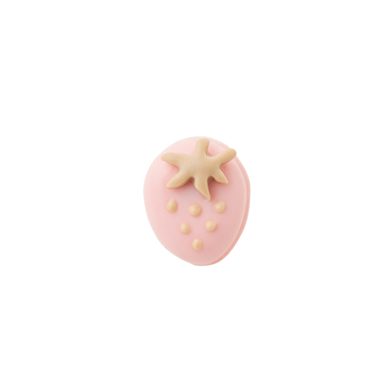 The Strawberry Macaron Pierced Earring (Pink / 1 Piece)【Japan Jewelry】