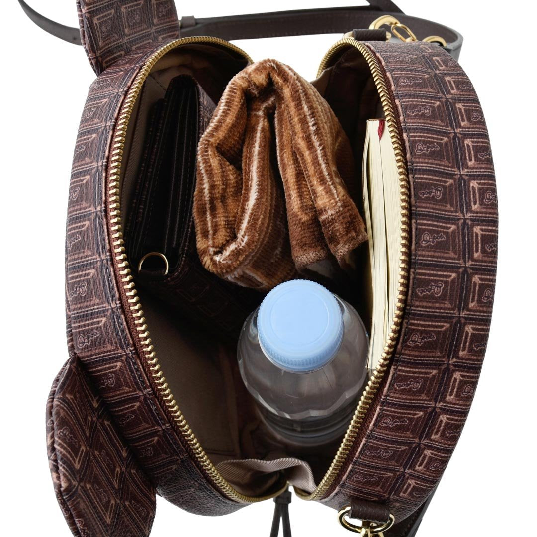 キューポットベアショルダー Bitter Chocolate Bear Crossbody Bag【Japan Jewelry】 – Japan