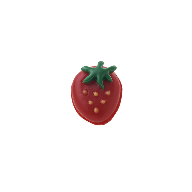 The Strawberry Macaron Pierced Earring (Red/1 Piece)【Japan Jewelry】