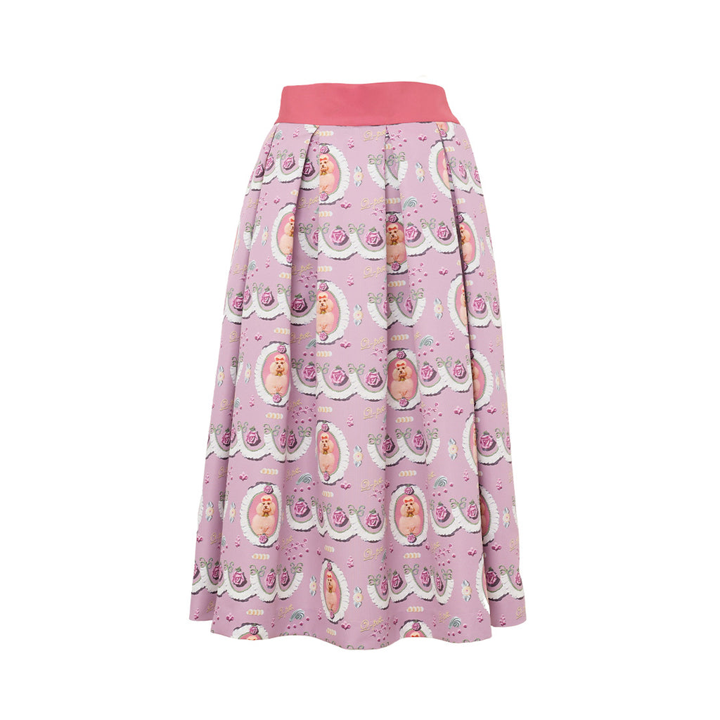 Poodle Cake Skirt (Old Rose)【Japan Jewelry】