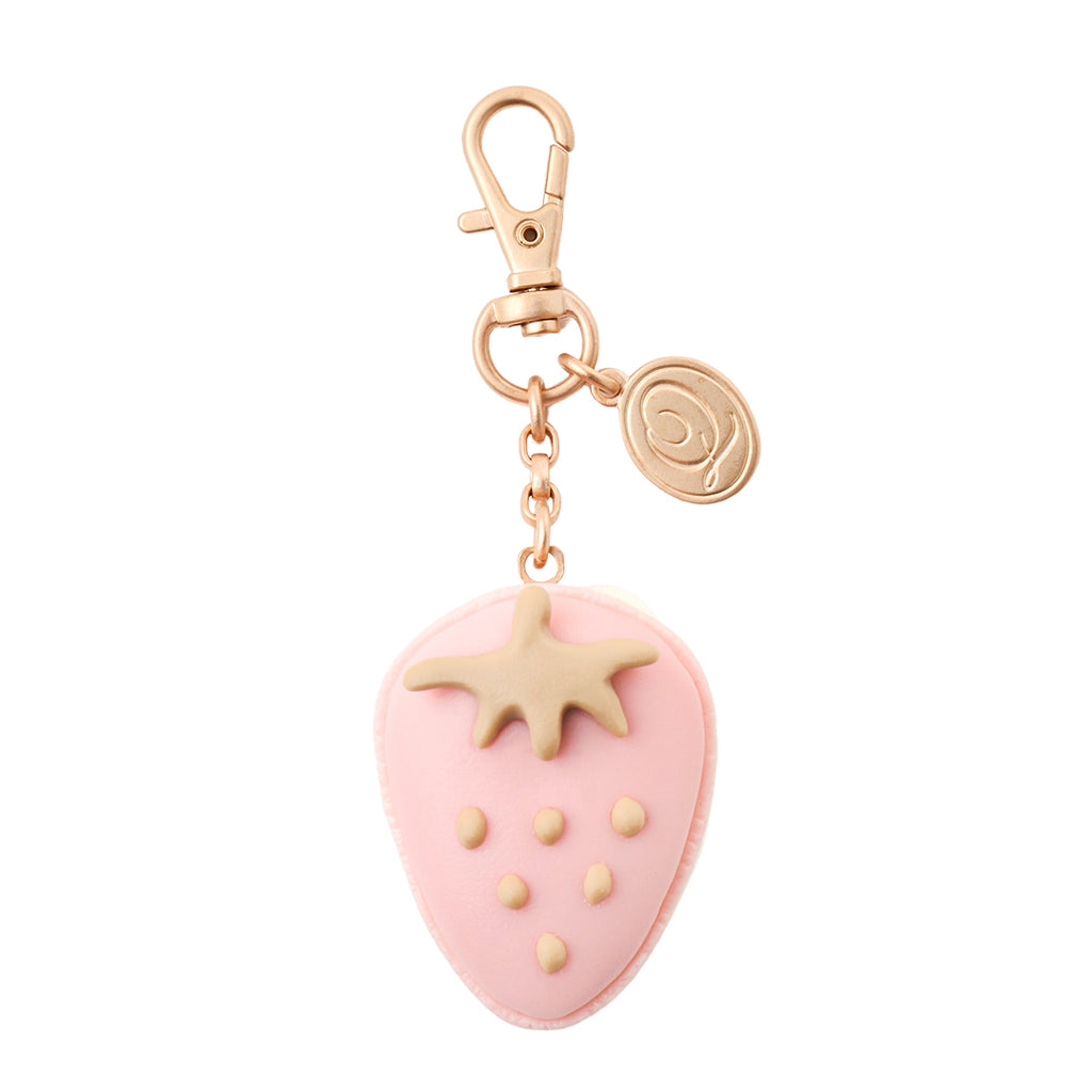 The Strawberry Macaron Bag Charm (Pink)【Japan Jewelry】