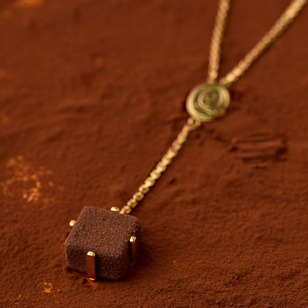 Petit Luxe Chocolat Necklace【Japan Jewelry】