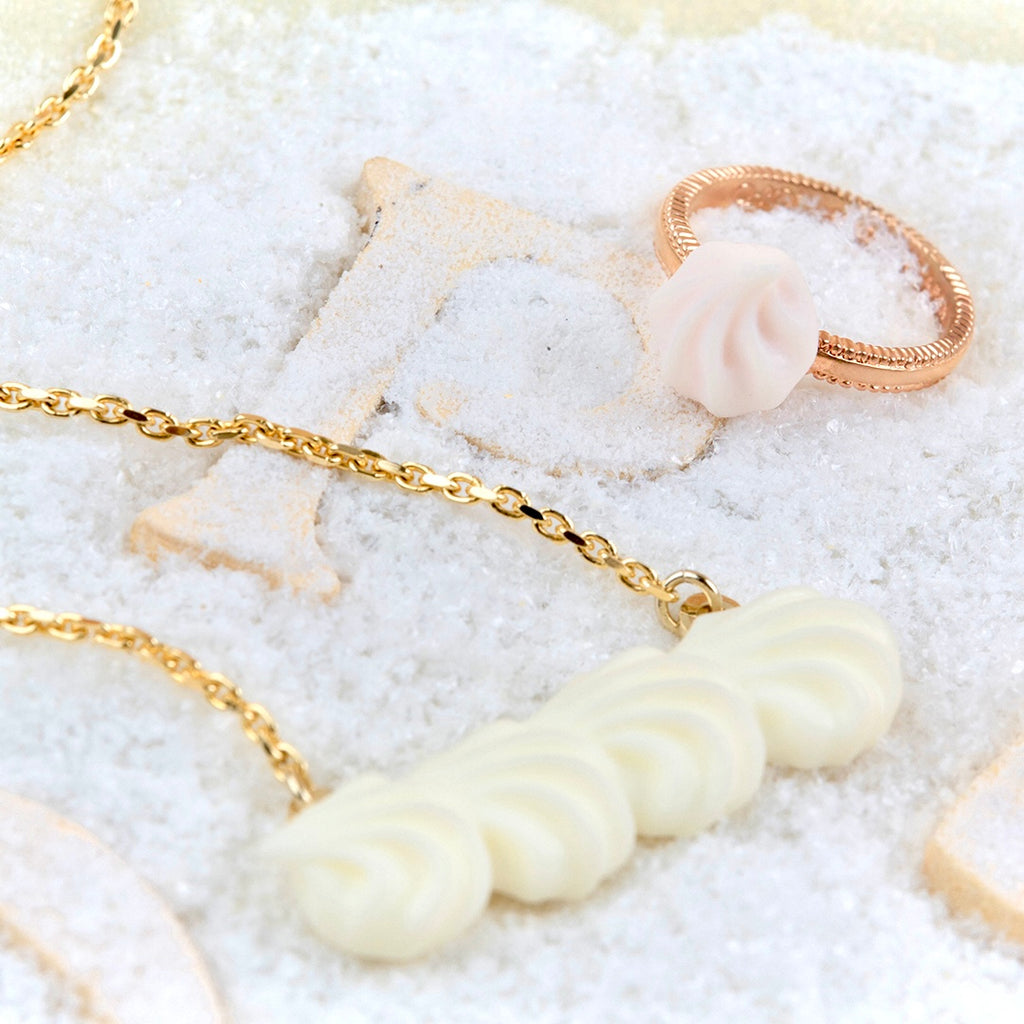 Sugar Snow Whipped Cream Necklace【Japan Jewelry】