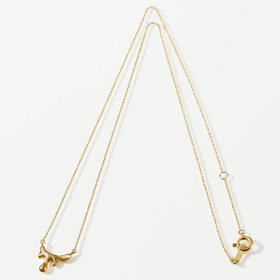 【10K Yellow Gold】Petit Melt Necklace