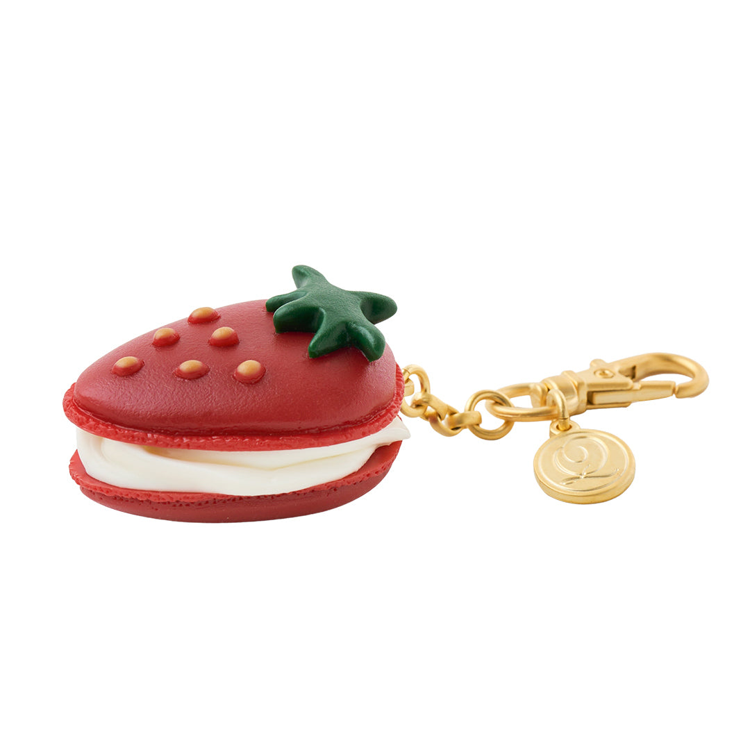 The Strawberry Macaron Bag Charm (Red)【Japan Jewelry】 – Japan