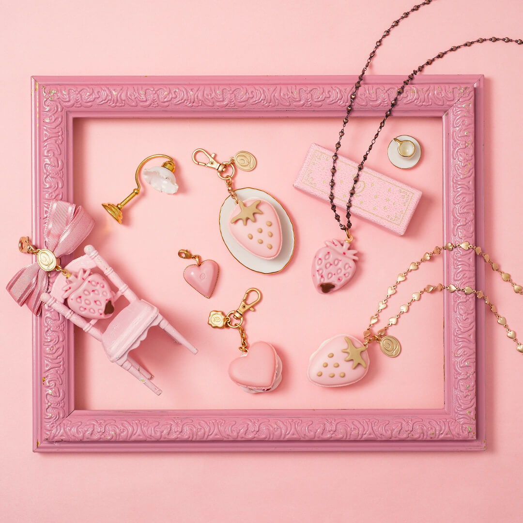 Strawberry Ganache Necklace (Pink)【Japan Jewelry】