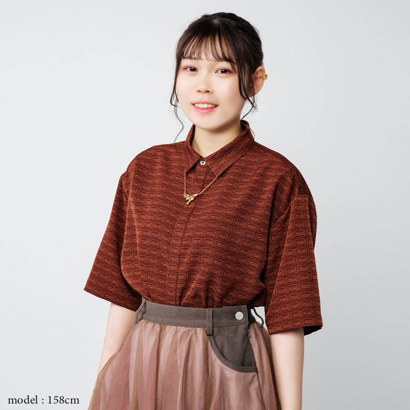 Chocolate Dress Shirt【Japan Jewelry】