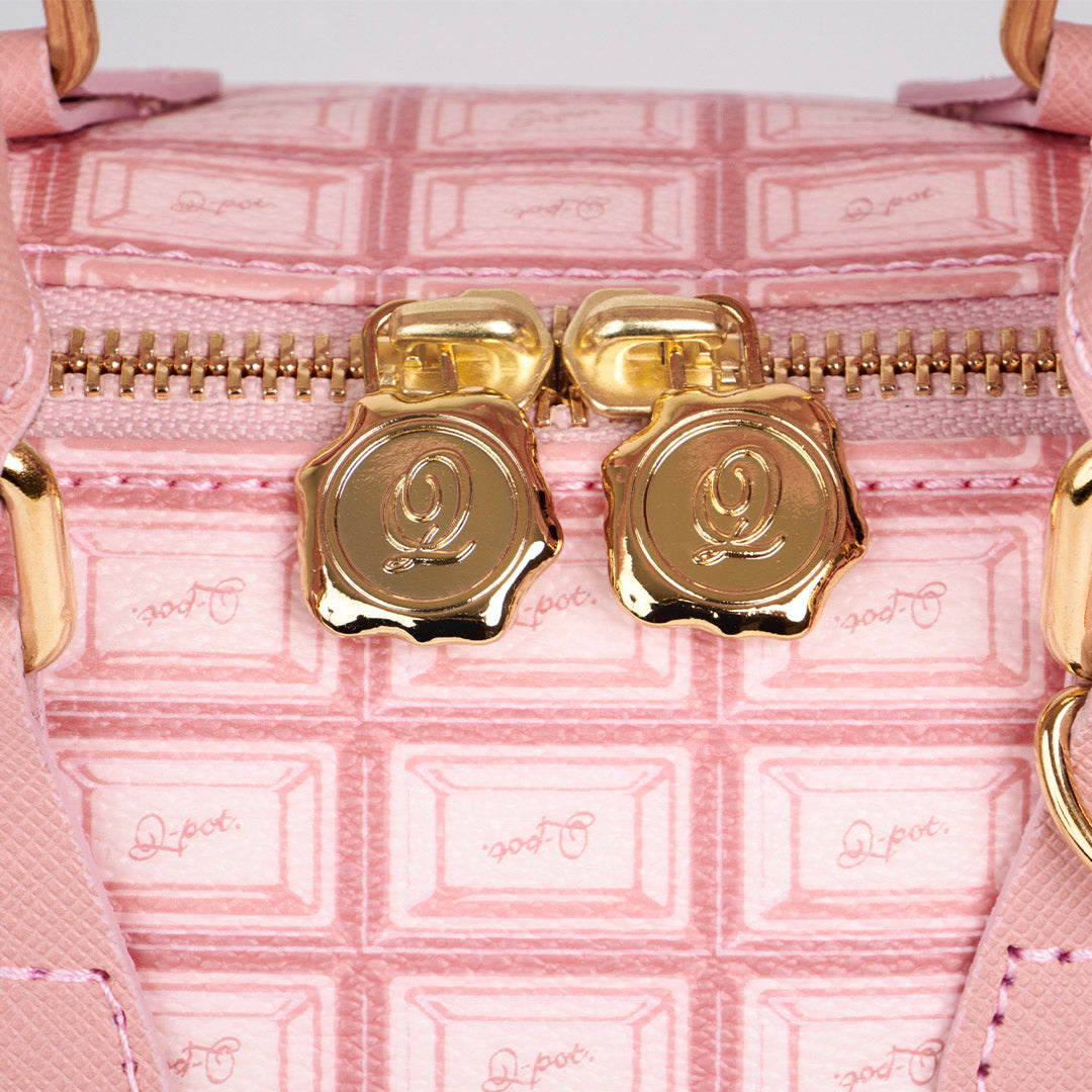 Strawberry Chocolate Mini Leather Boston Bag【Japan Jewelry】