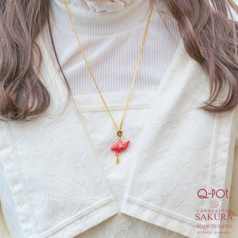 【Q-pot. × Cardcaptor Sakura Collaboration/Pre-Order】Melty Key of the Seal Necklace【Japan Jewelry】