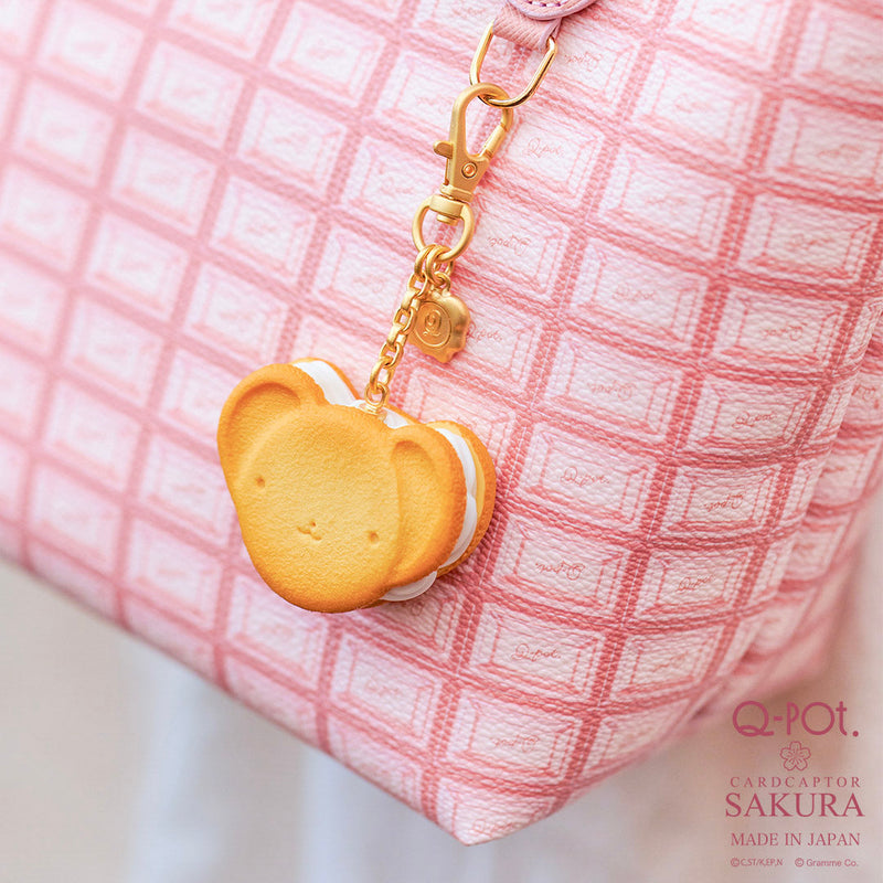 【Q-pot. × Cardcaptor Sakura Collaboration/Pre-Order】Kero-chan's Sandwich Biscuit Bag Charm【Japan Jewelry】