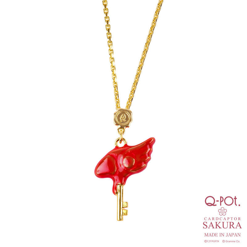 【Q-pot. × Cardcaptor Sakura Collaboration/Pre-Order】Melty Key of the Seal Necklace【Japan Jewelry】