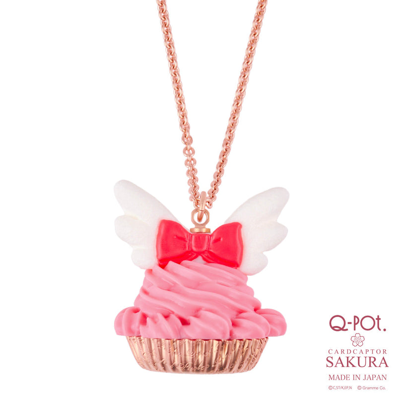 【Q-pot. × Cardcaptor Sakura Collaboration/Pre-Order】Sakura's Dress Cupcake Necklace【Japan Jewelry】