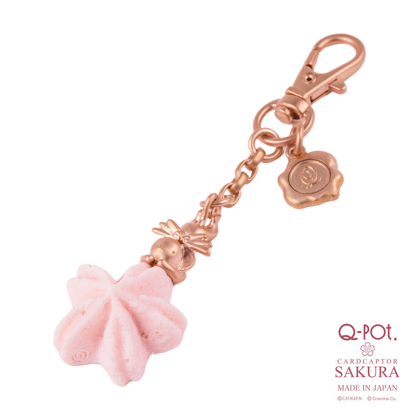 【Q-pot. × Cardcaptor Sakura Collaboration/Pre-Order】Kero-chan's Sakura Meringue Bag Charm【Japan Jewelry】