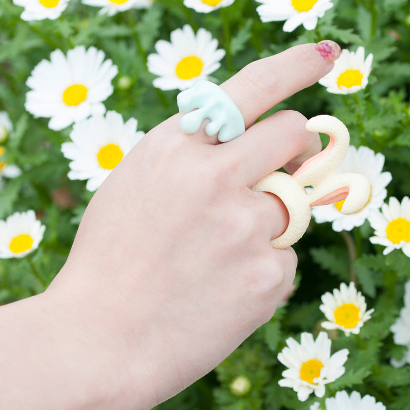 Milky Melt Ring (Mint Green)【Japan Jewelry】